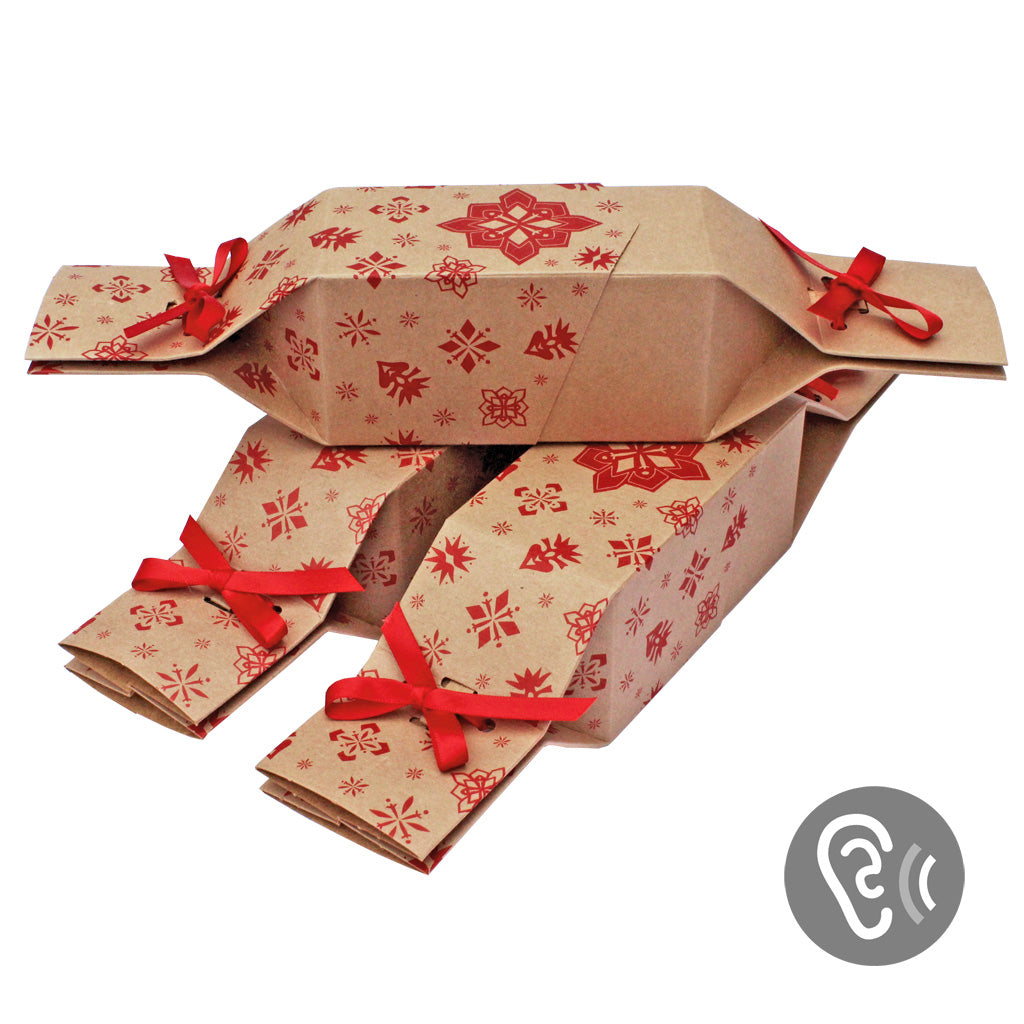 BULK PACK of 6 cracker wallets: ‘Kraft Jewel’ design