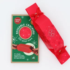 Keep This Cracker Red Jewel design with packaging