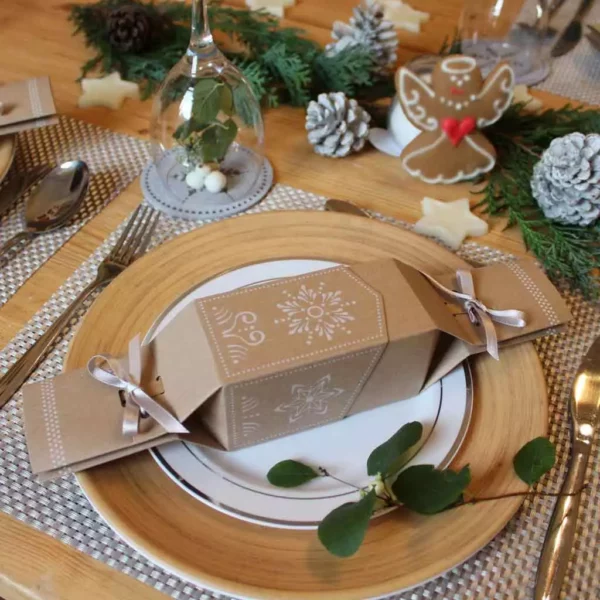 Keep This Cracker Ginger Cookies design shown on a festive table