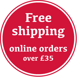 Free shipping for online orders over £35